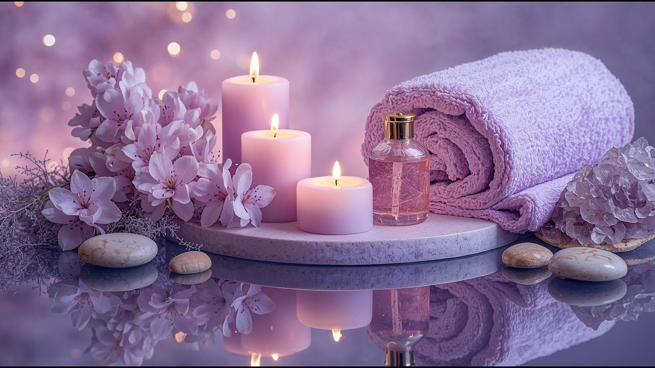 💜 Peaceful Spa Music with Water Ambience – Deep Relaxation, Stress Relief & Better Sleep