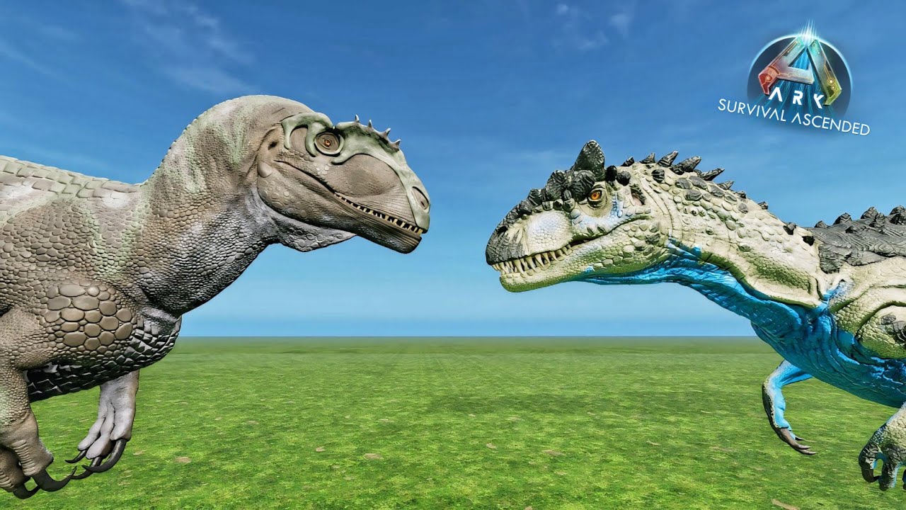 EOCARCHARIA VS ARK ASCENDED DINOSAURS | ARK: SURVIVAL ASCENDED