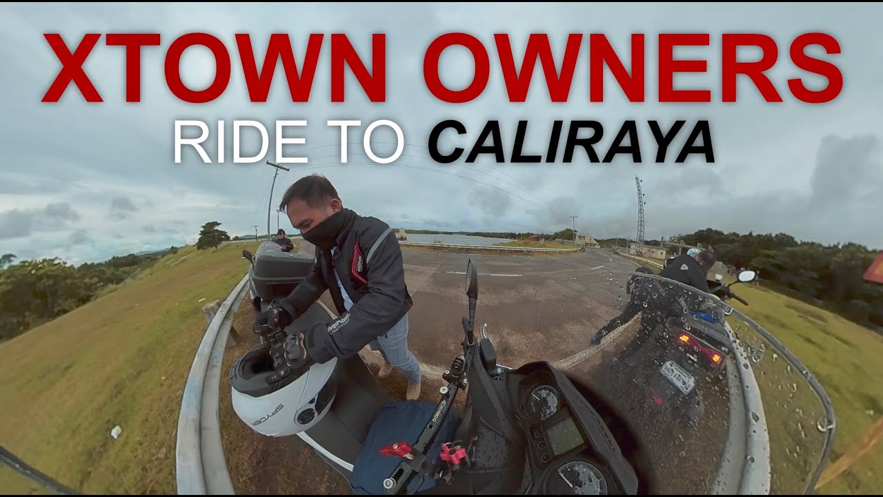 Kymco Xtown 300i owners ride to Caliraya Laguna