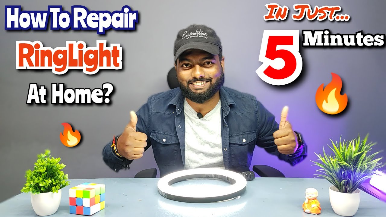How To Repair Ring Light | Repair At Home In Just 5 Minutes 🔥🔥