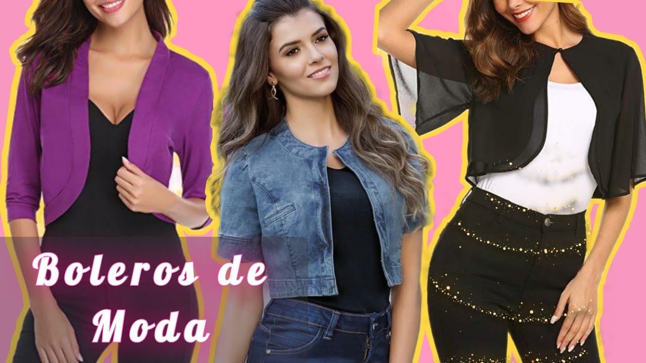 &iexcl;BOLEROS! UNA PRENDA MUY PRACTICA / MODA EN TENDENCIA PIEZAS B&Aacute;SICAS DE ROPA MUJER 2024