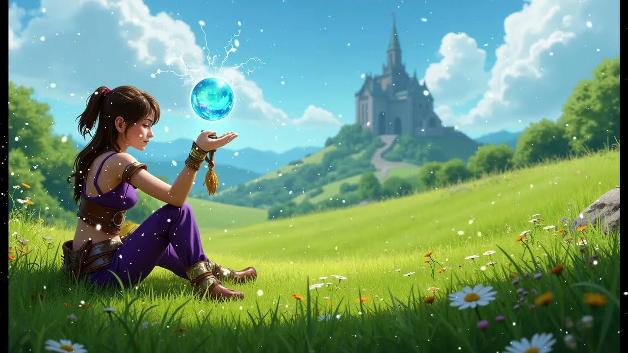 【Relax, study, work.】Serene Fantasy Meadow | Relaxing BGM for Peaceful Moments【睡眠/勉強/作業用BGM】