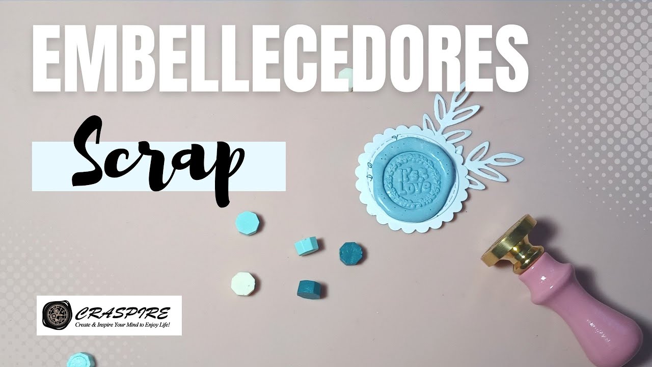 EMBELLECEDORES CON LACRE SCRAPBOOKING