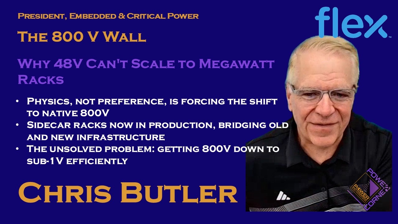 Why 800V DC Data Centers Are Inevitable | Flex's Chris Butler