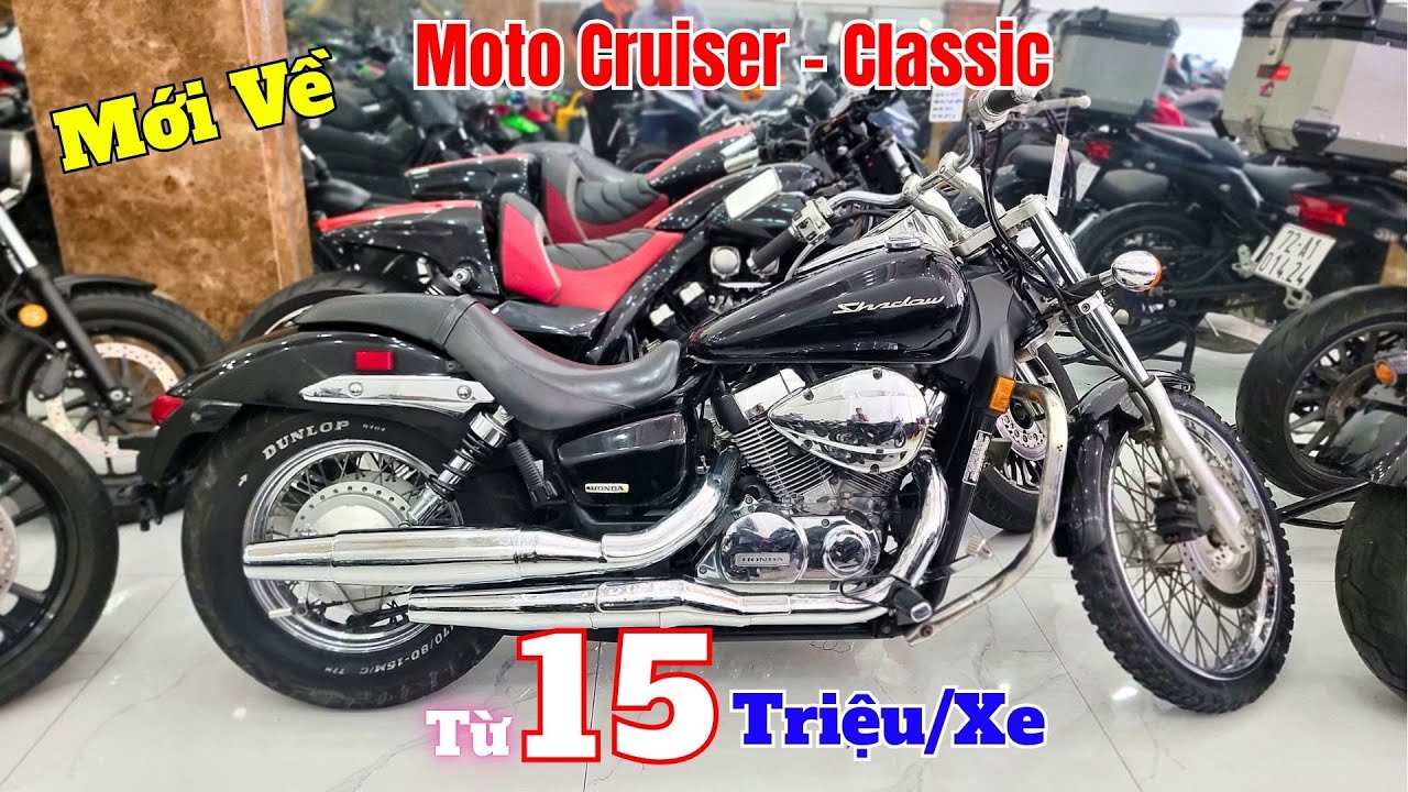 Moto Cruiser , Classic Giá Rẻ ,Vulcan 650 , Shadow 750 ,Rebel 500 ,GZ150A ,Royal Enfield 350
