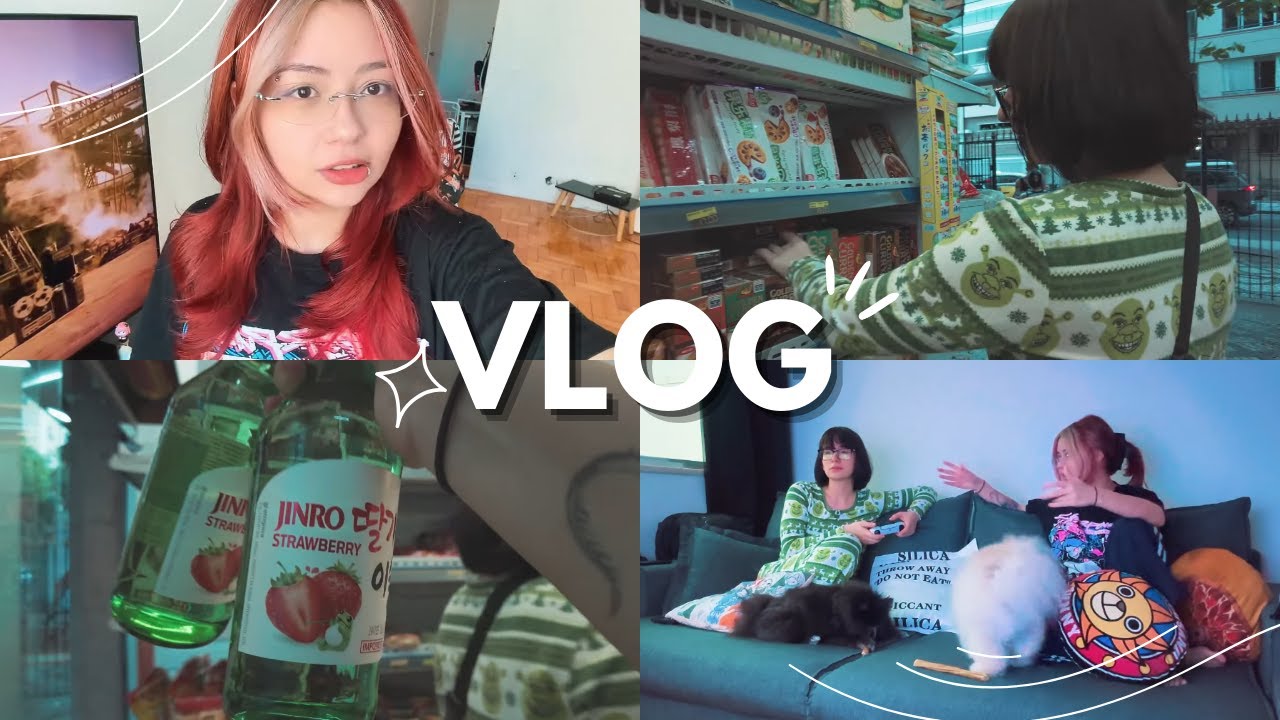 VLOG - feriado na casa da @faye_tan com games, drinks e TCG