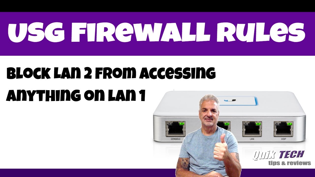 USG Firewall Rules