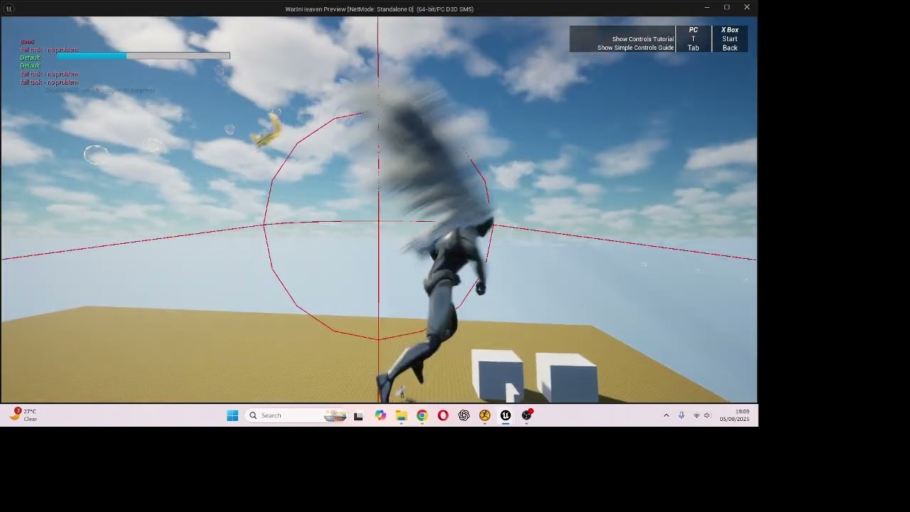 My Next Game: Angel Combat Prototype – Is This Fun Yet?