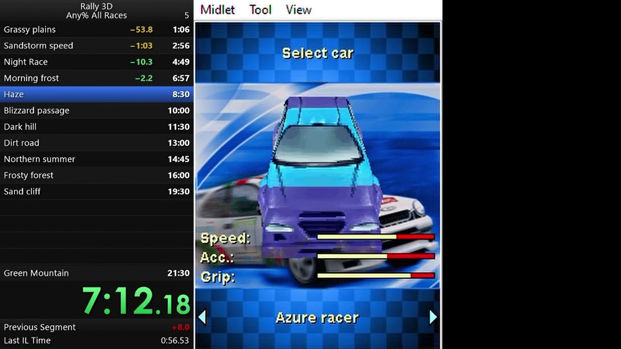 Rally 3D Speedrun in 20:14