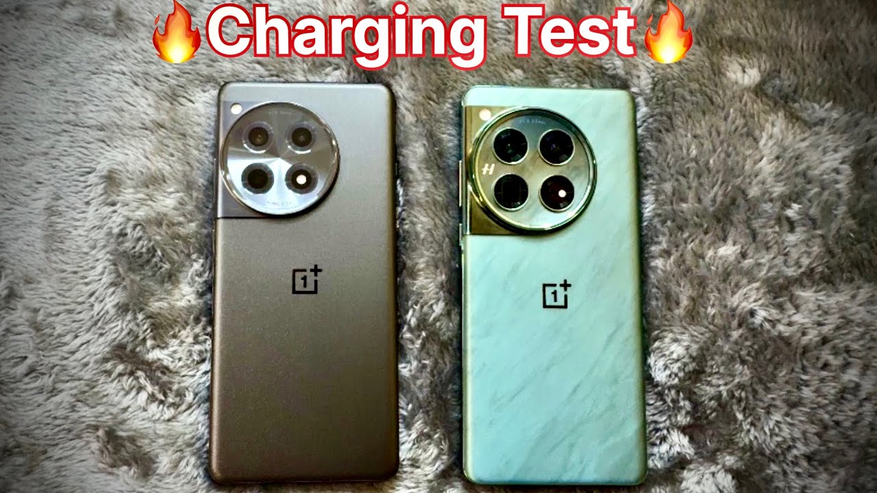 OnePlus 12R vs OnePlus 12 | Battery Charging Test ||