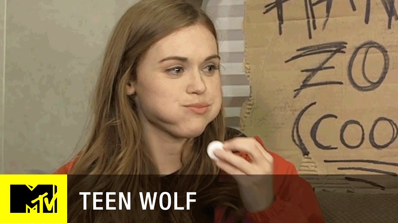 Teen Wolf (Season 5) | Holland Roden Stuffs Her Mouth w/ Marshmallows | MTV
