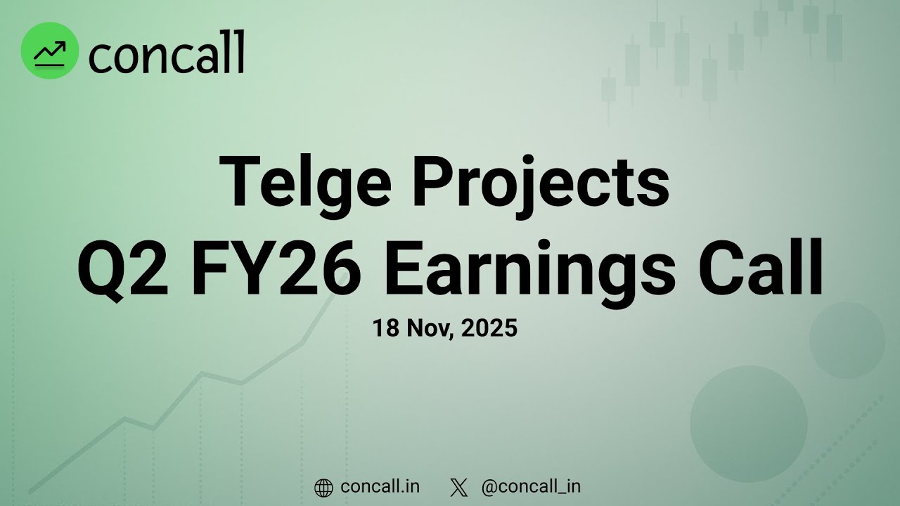 Telge Projects Q2 FY26 Earnings Conference Call | Concall.in