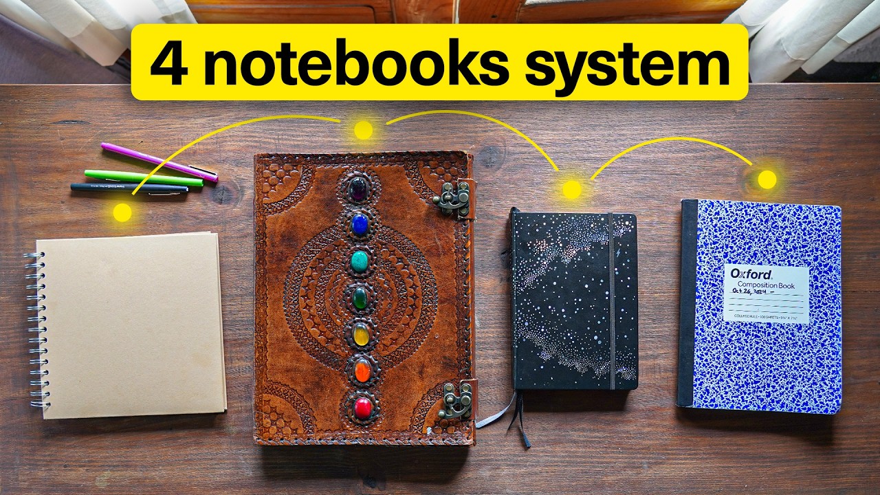 She Replaced Her Productivity Apps with 4 Notebooks - Here's What Happened