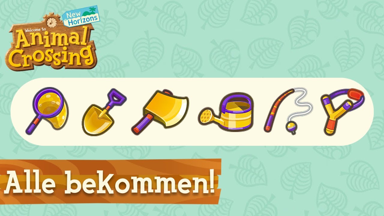 SO BEKOMMT ihr die GOLDWERKZEUGE 😍 in Animal Crossing New Horizons 🌴
