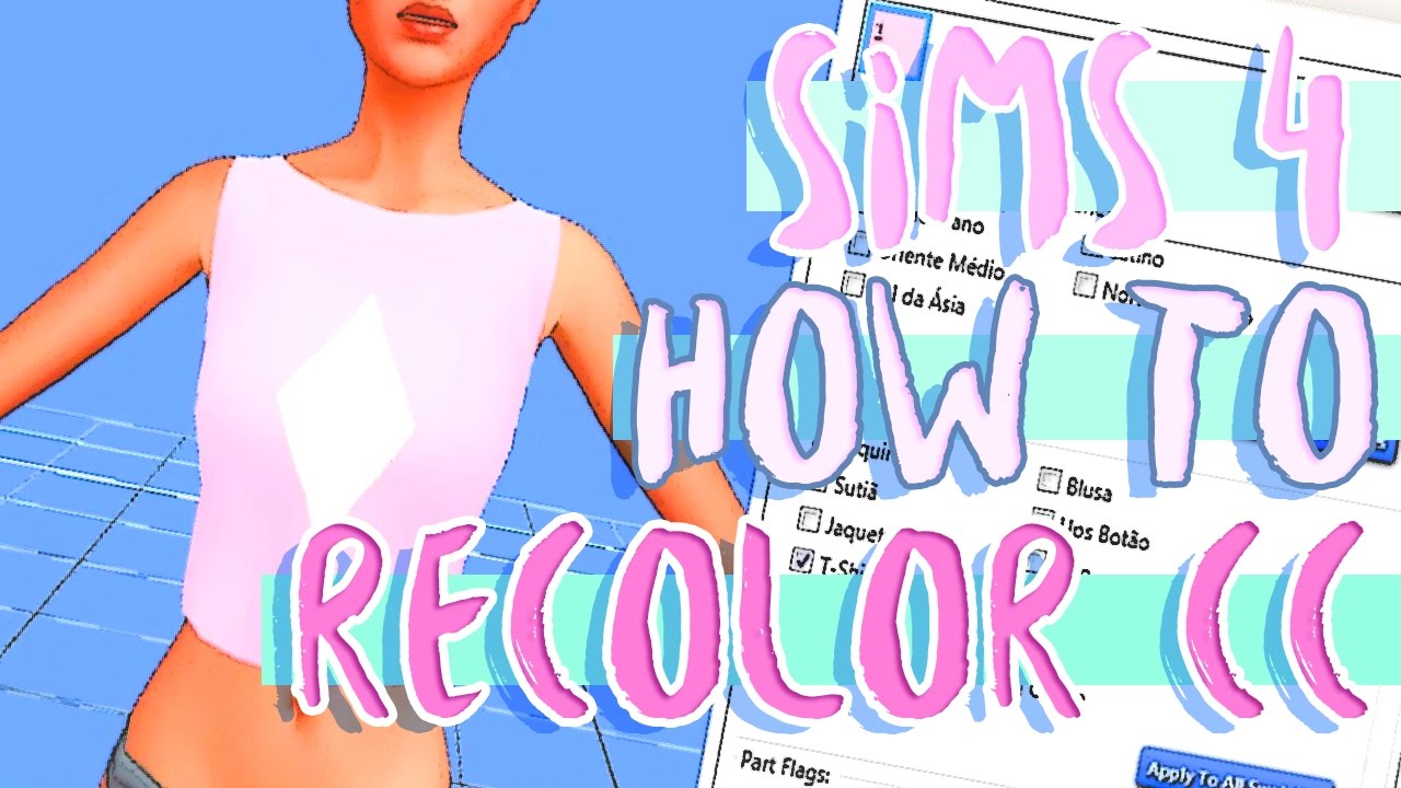 Plumtorials [Episode 10] Recolor and Create Your Own CC For The Sims 4