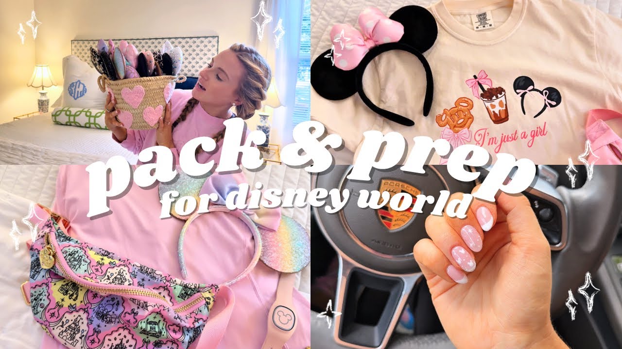 PACK & PREP WITH ME FOR DISNEY ✨💗