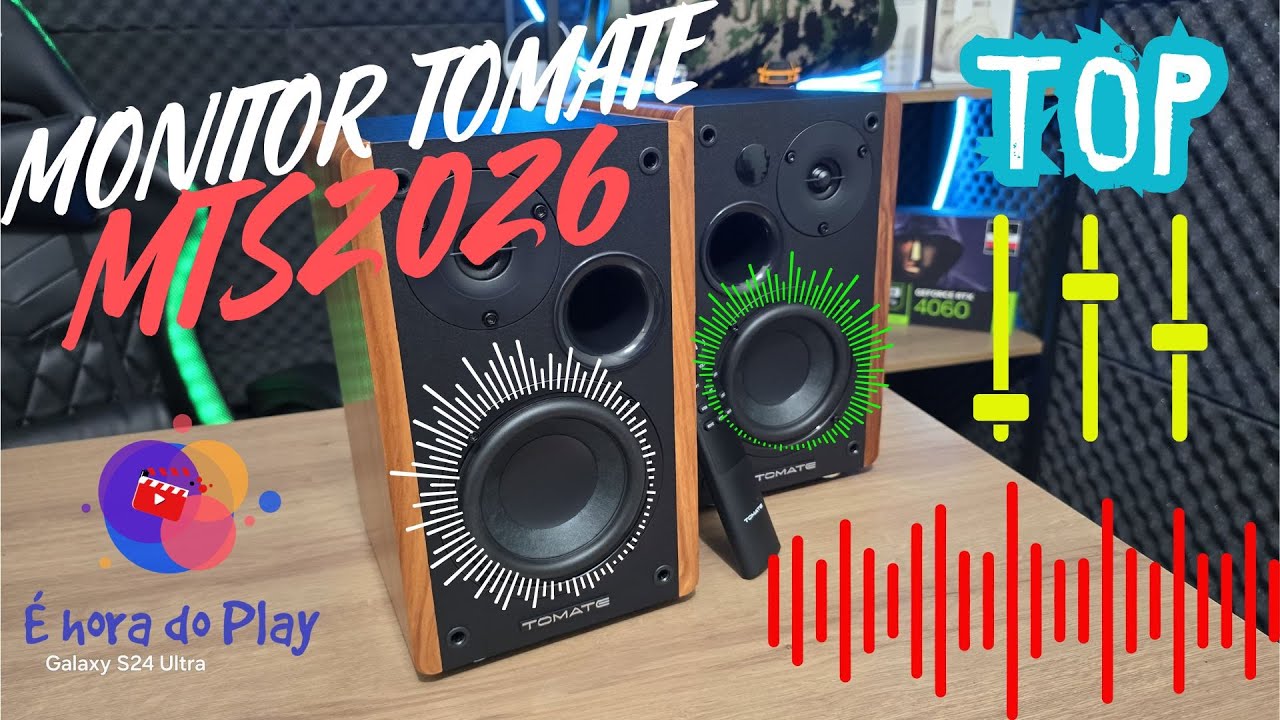 MONITOR DE AUDIO TOMATE MTS 2026 / UNBOXING E PRIMEIRAS IMPRESSÕES | CONHEÇA ESSE CUSTO BENEFÍCIO
