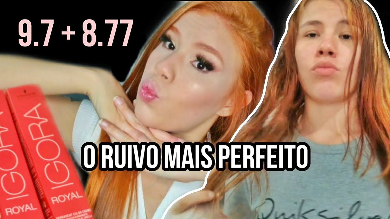 RUIVO LARANJINHA | IGORA 9.7 + 8.77 ( Mudando o tom ) 🦊