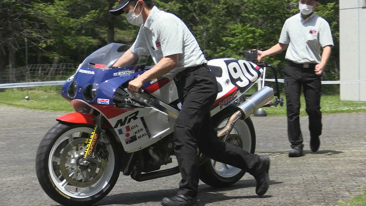 Honda HRC NR750 (1987 in 24 Hours of Le Mans) / 【完全版】V4 32 valve !! 唯一無二のオーバルピストンレーシングエンジンの咆哮！！