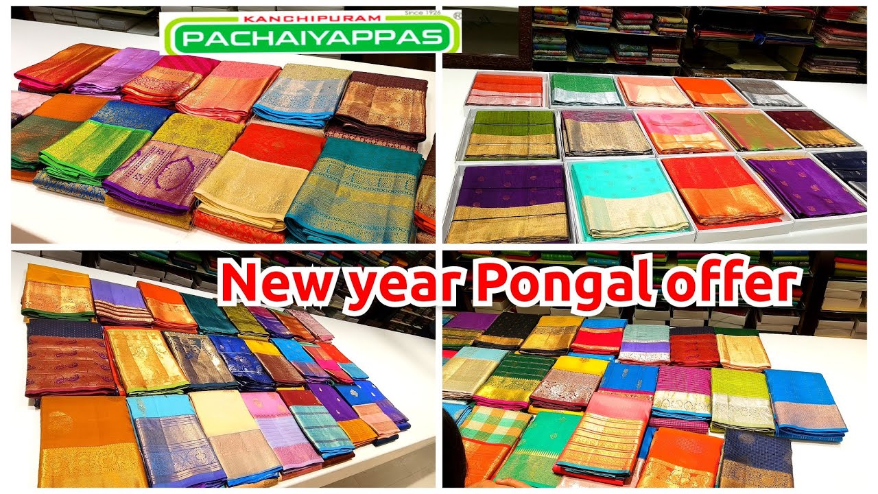 🔥T Nagar Pachaiyappas Silk அதிரடி விலையில் New Year Pongal Offer! 1500 to 5000 pure silk sarees