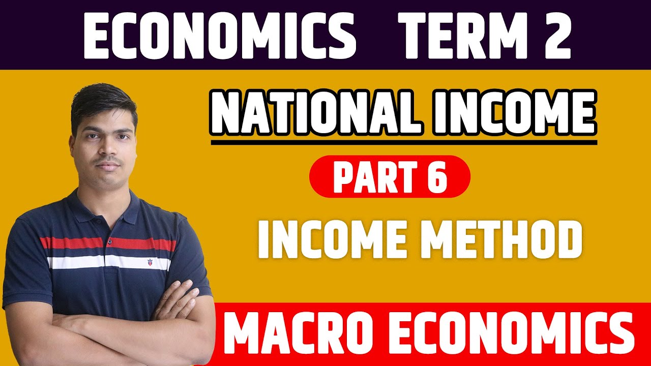 Income Method | National Income Part 6 Term 2 Macro Economics Class 12. Fully Explained With QNS.