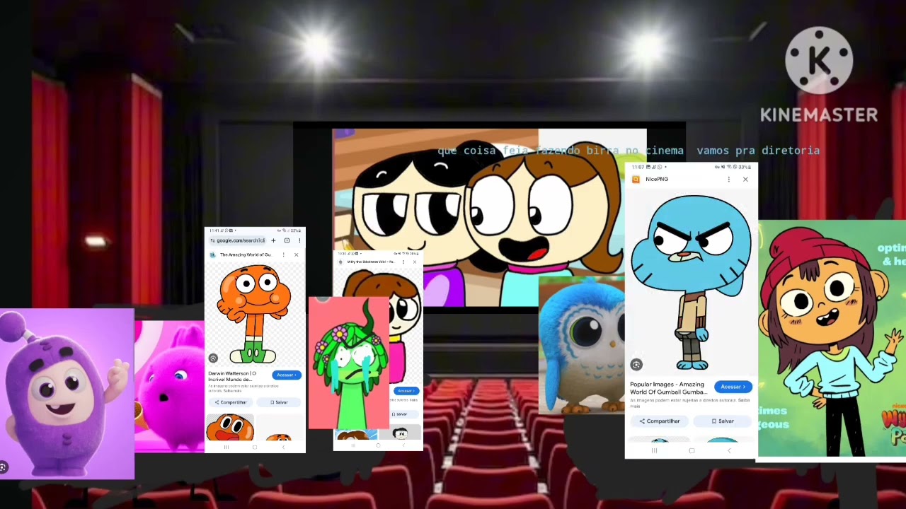 O incrível mundo de gumball e seus amigos a vineria fez birra no cinema SEEP5