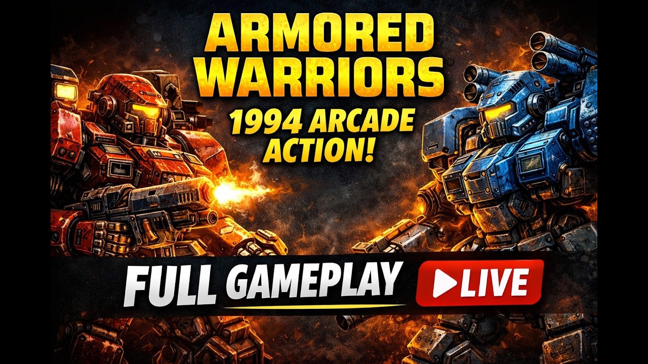 Armored Warriors (1994) Arcade | Full Gameplay Livestream | Classic Capcom Mech Action
