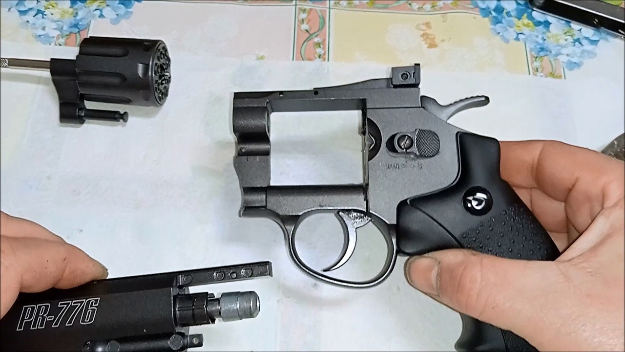Desmontaje de revólver Gamo PR776