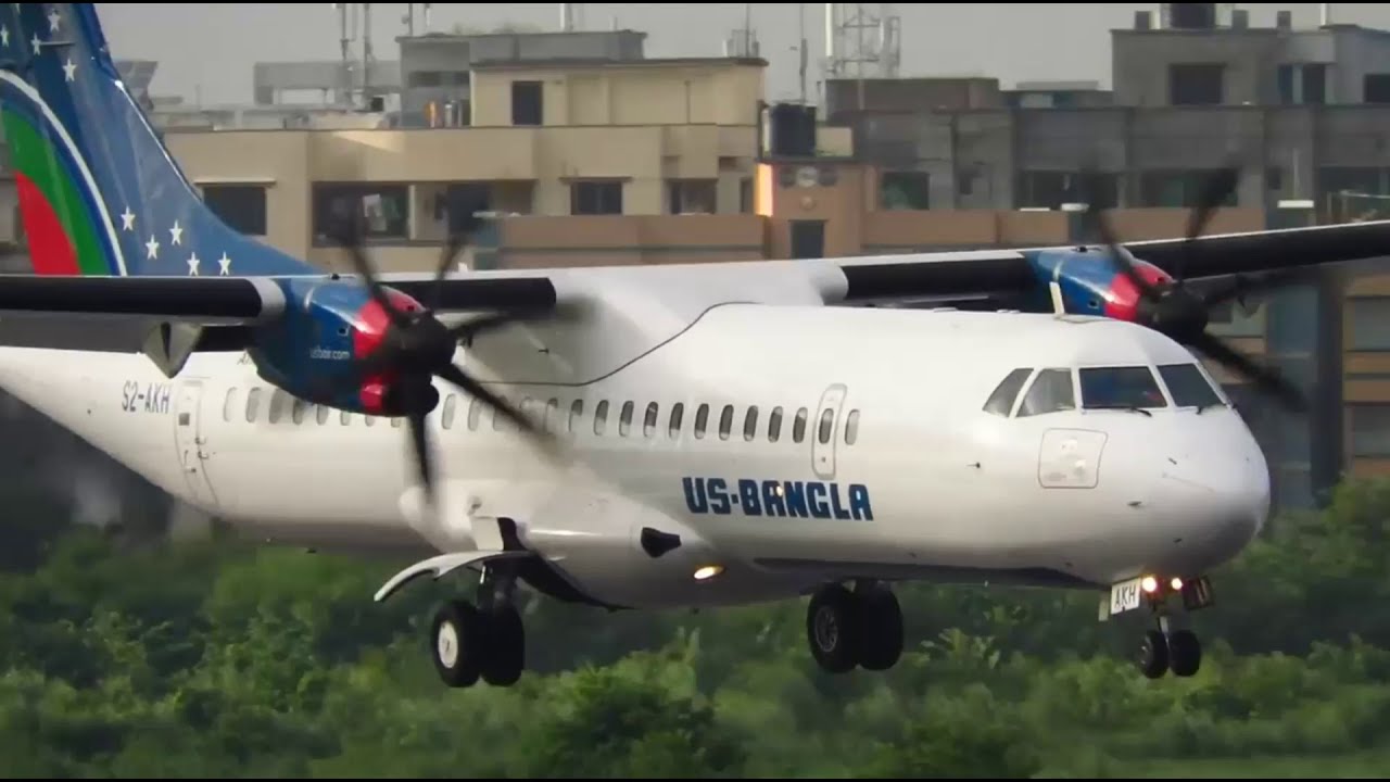 Takeoff and landing video of all aircraft of US-BANGLA Airlines