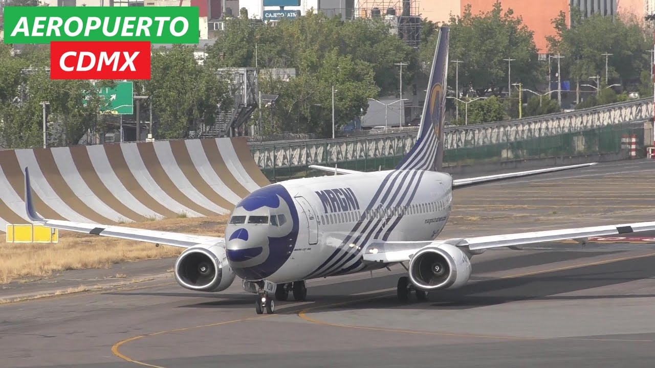 Aeropuerto Benito Juárez ✈️ Aviones de cerca DELTA - VIVA - MAGNI