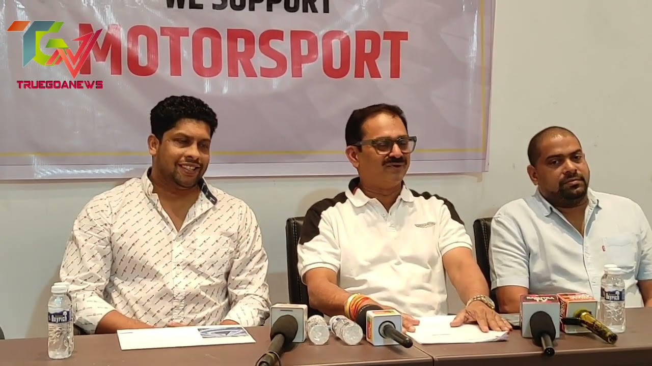 Goa Motor Sports formal press conference regarding the upcoming Formula 4:Yogesh Padloskar President