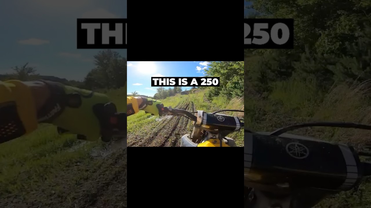 Full Video⬆️ Dirt Bike Secrets: Engine Size Doesn't Matter! #shorts