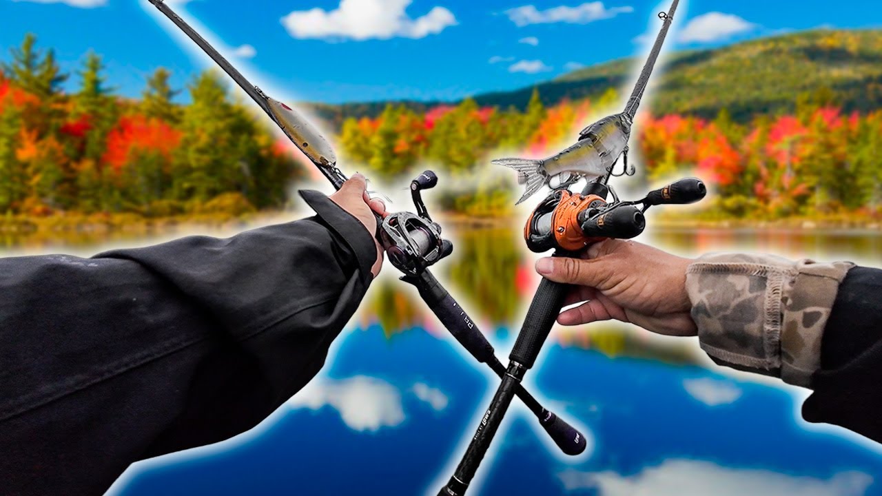 Pescando Lago Nuevo en Otoño 