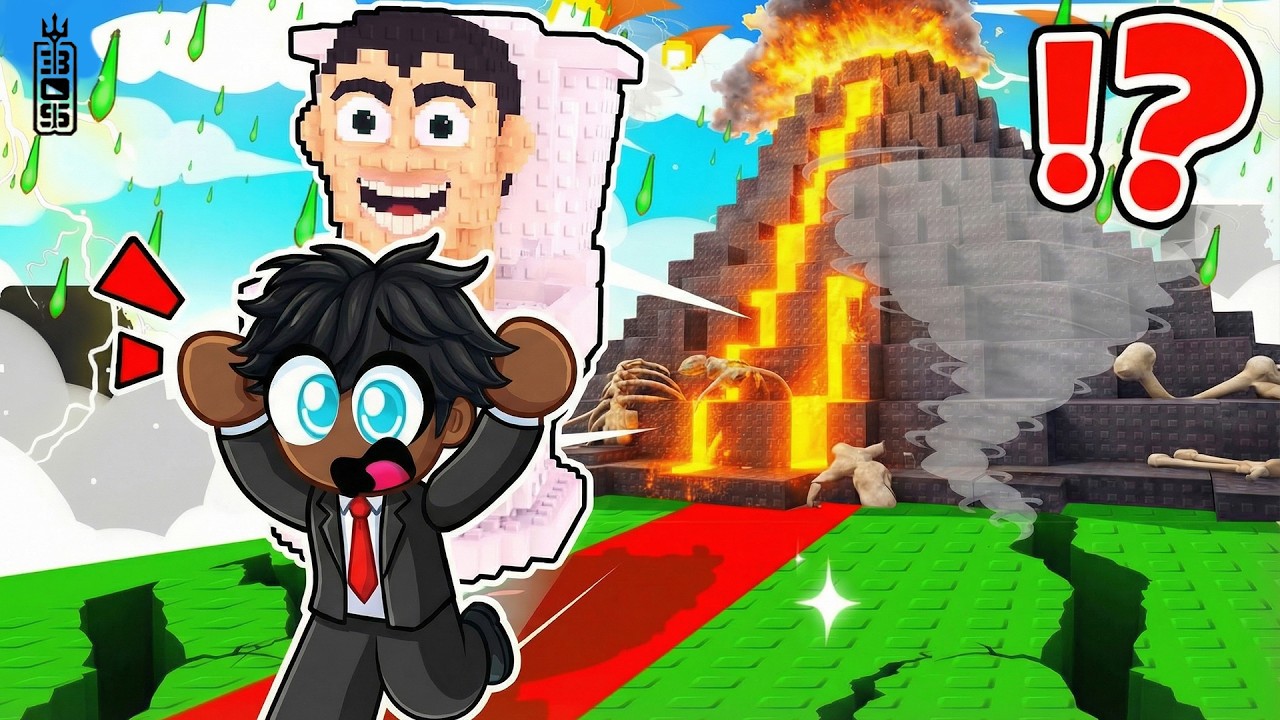 روبلوكس النجاة من الكوارث (لإنقاذ العقول الفاسده ) 🌋 😱 - Survive Disasters for Brainrots Roblox