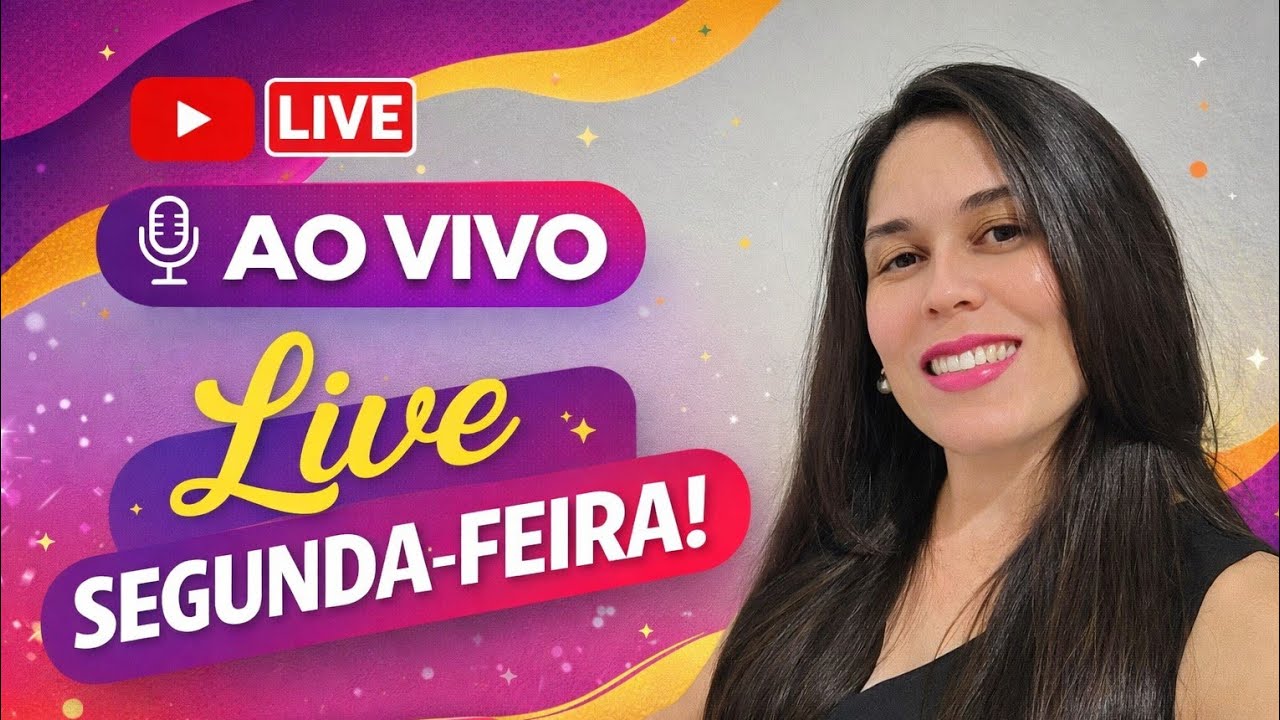 VAMOS CONVERSAR UM POUQUINHO 🥰 #AoVivo#LiveNoYouTube#YouTubeAoVivo#SegundaFeira#LiveDeSegunda