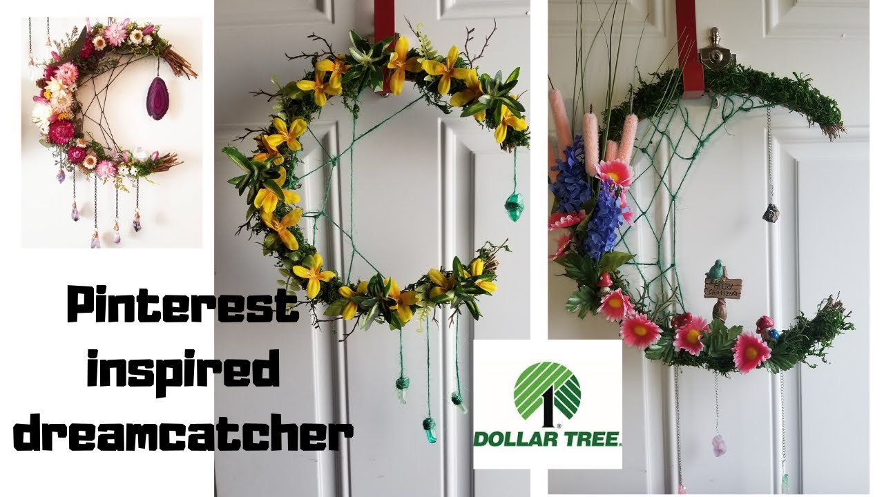Pinterest Inspired Dreamcatcher/Dollar Tree Diy