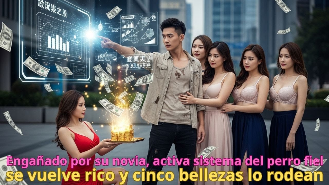 Engañado por su novia, activa sistema del perro fiel; se vuelve rico y cinco bellezas lo rodean.
