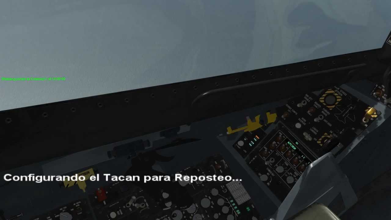 Falcon BMS 4.32: Setting up Tacan for air refueling