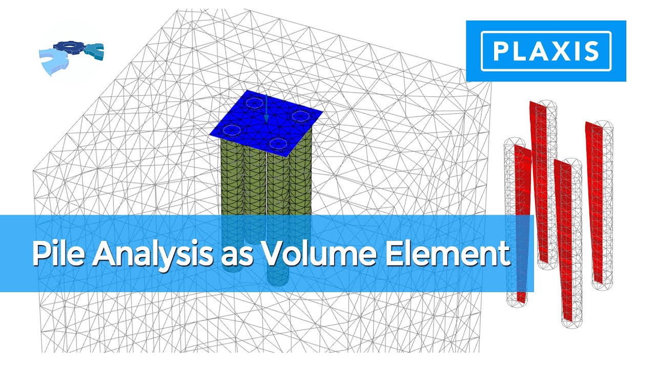 How to do pile analysis as volume element in Plaxis 3D