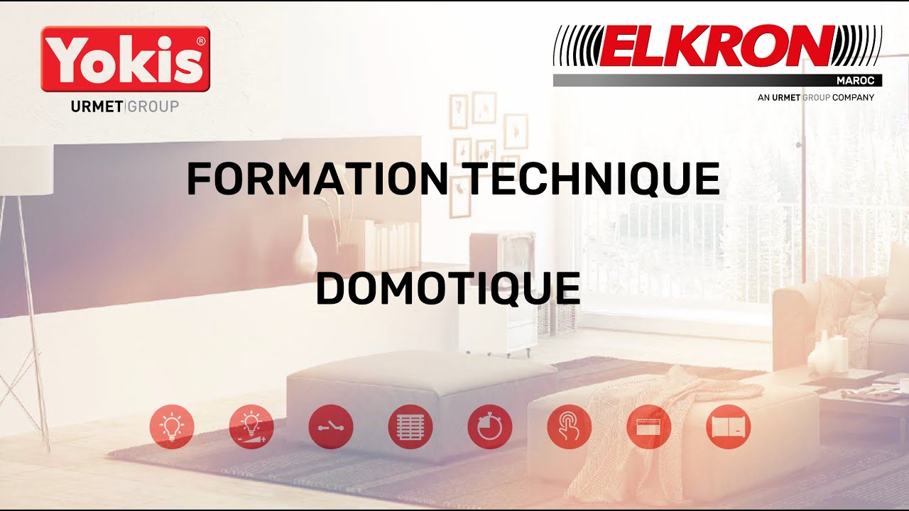 Formation technique domotique YOKIS avec application Yokis Pro