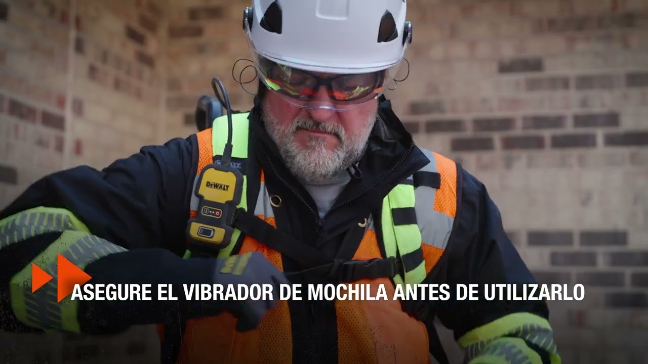 V&iacute;deo de instrucciones del vibrador de mochila DEWALT POWERSHIFT&trade;