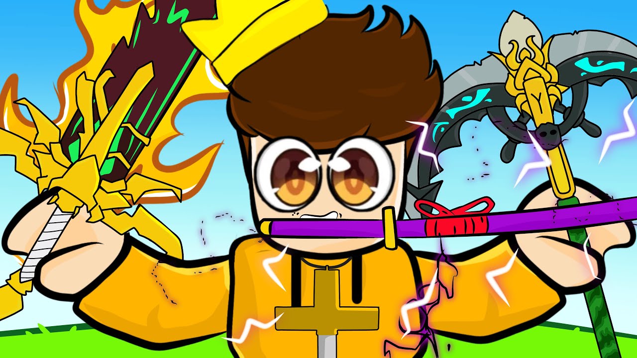 I Collected EVERY Sword in Blox Fruits Roblox