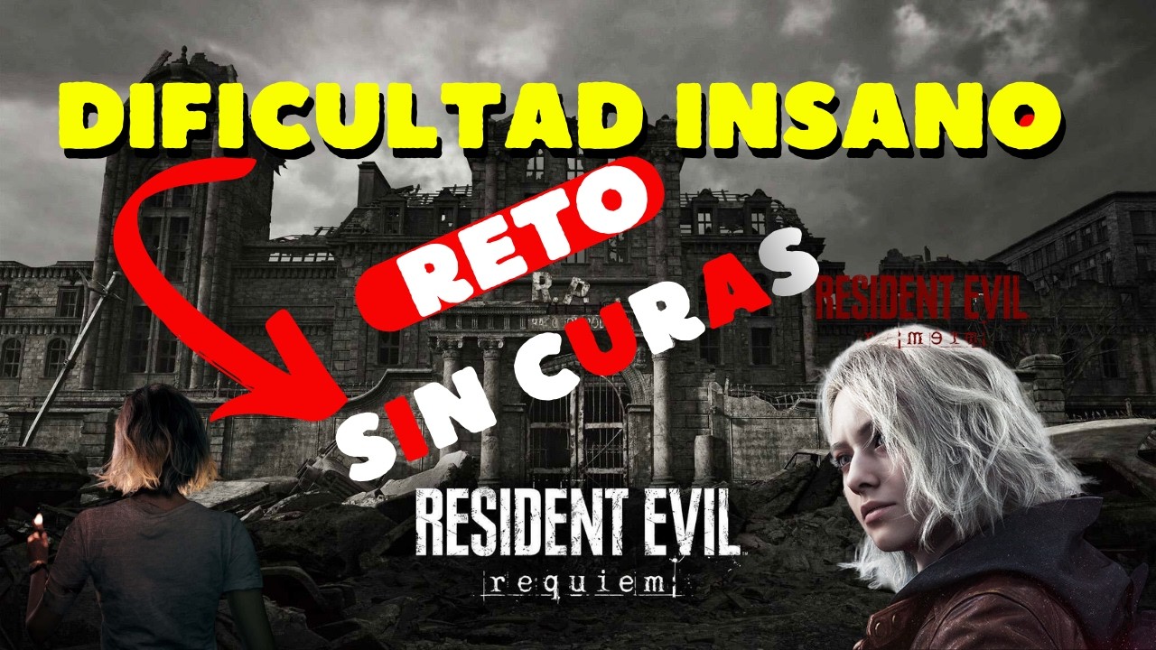 dificultad INSANO,🙌no HIT (capitulo FINAL HOY ) #gameplayespañol #re9requiem #tyrant