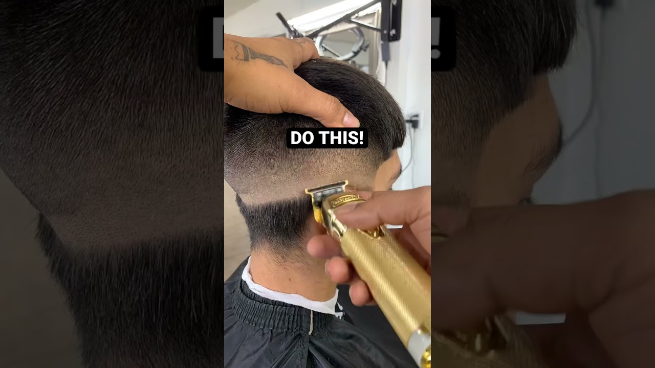 BARBER HACK! BOTTOM GUIDELINE.