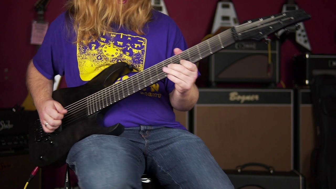 SOLD - Ibanez M8M Meshuggah 8 String Black - #A14902