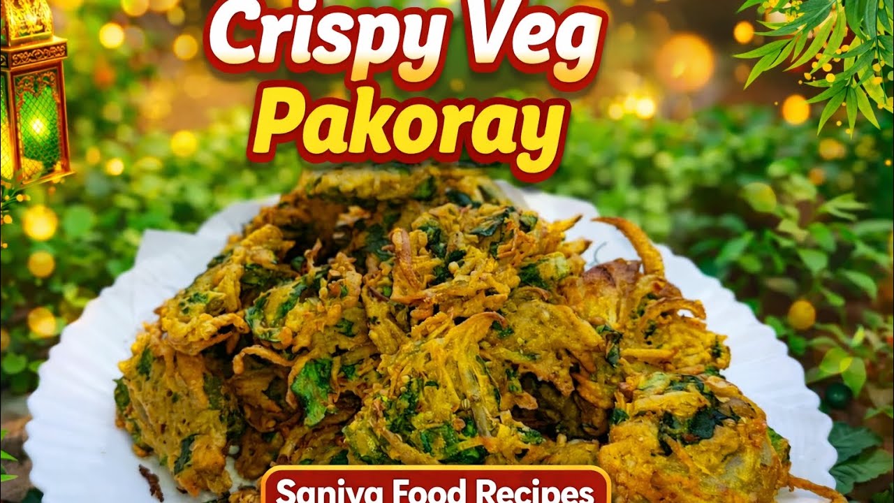 Crispy Pakoray Recipe | Palak Aloo Piyaz Pakora | Ramzan Special Iftar Recipe | Easy Tea Time Snack