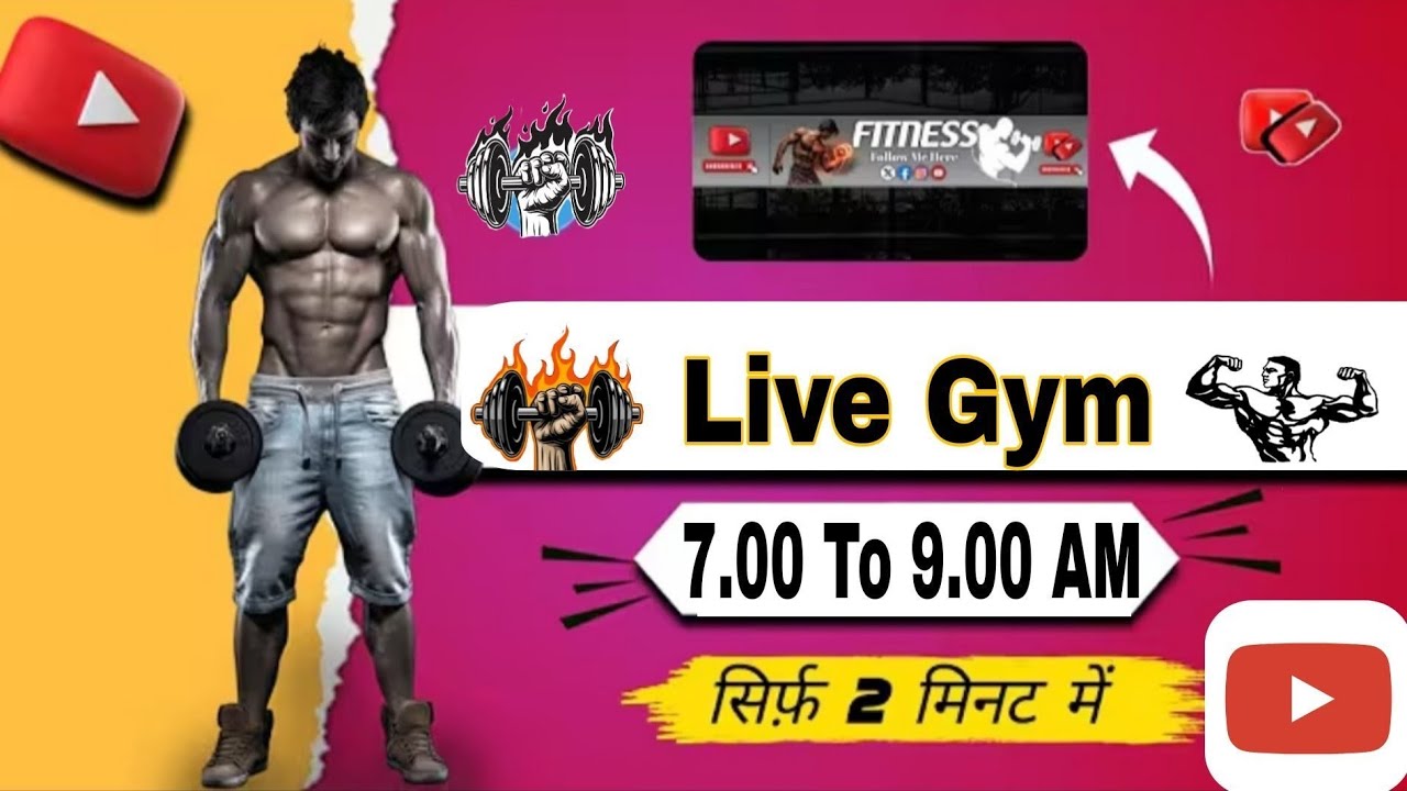 02/90 Day Gym Live Workout 💪 | Full Body Exercise | Fitness Motivation
