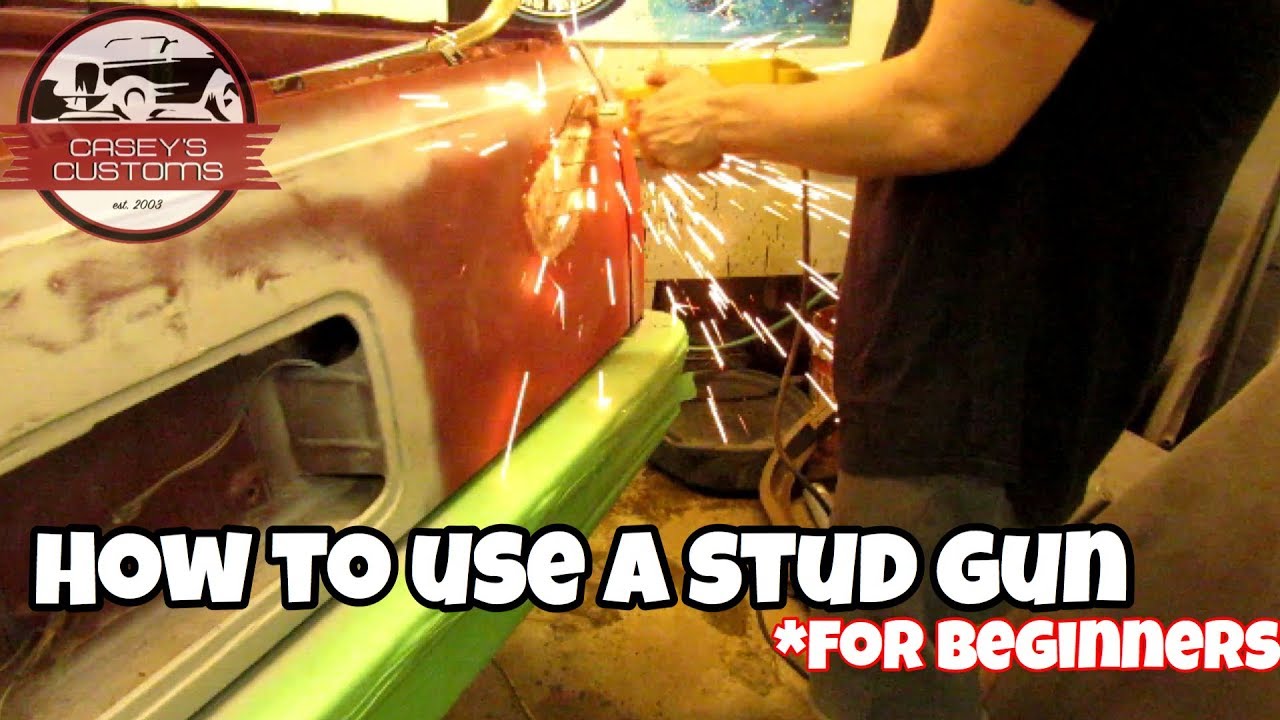 HOW TO USE A STUD WELDING GUN! GREAT FOR BODY WORK!  *WHAT IS A STUD GUN??
