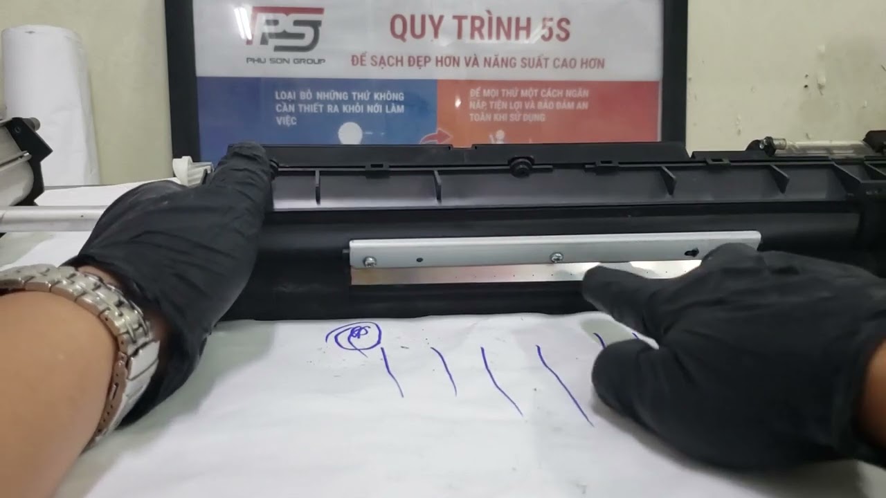 HƯỚNG DẪN CHI TIẾT CÁCH THÁO VÀ DÁN LẠI KHOANG HOPER MỰC MÁY RICOH 7000,7001,7502,7503...IM8000