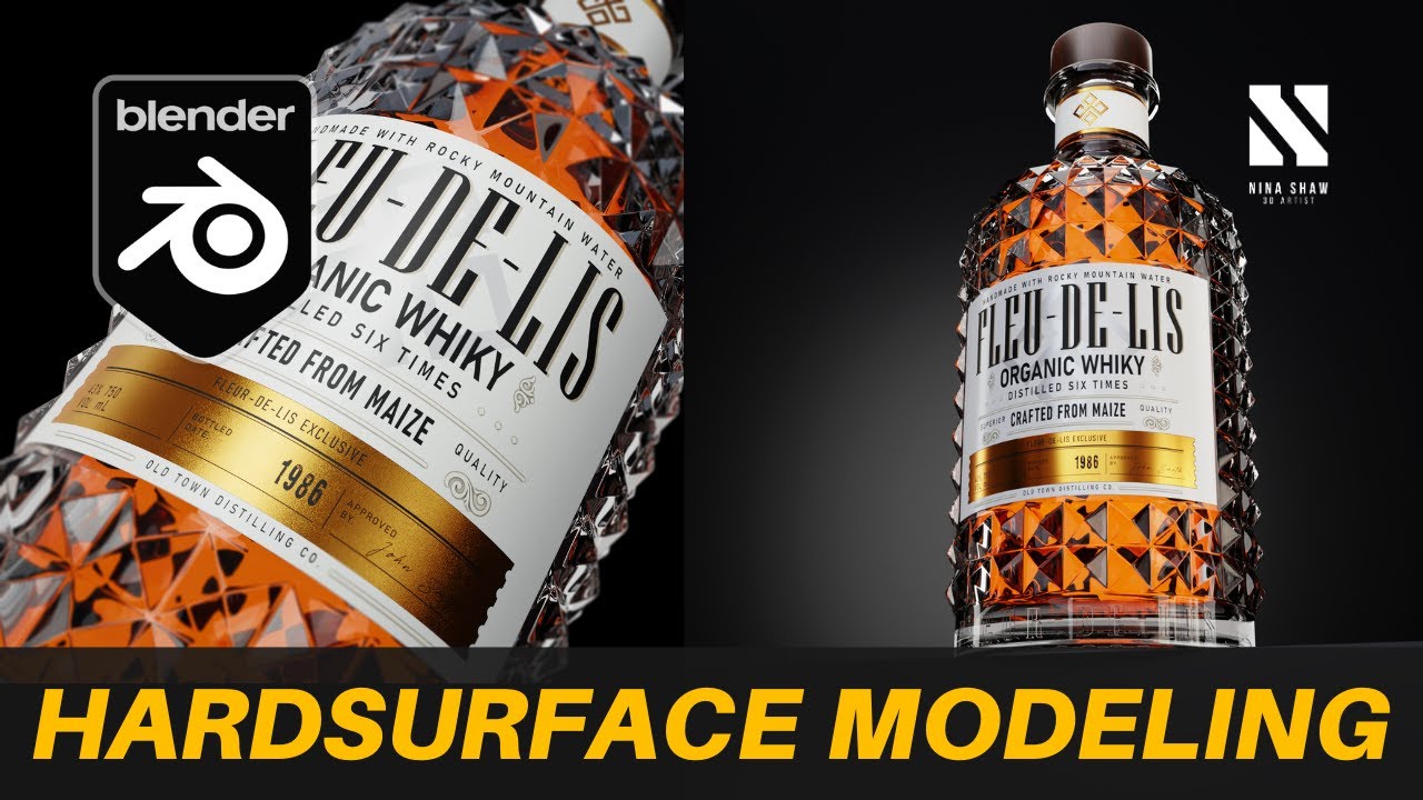 Whisky Bottle | My complete Workflow to Creating CG Products in Blender